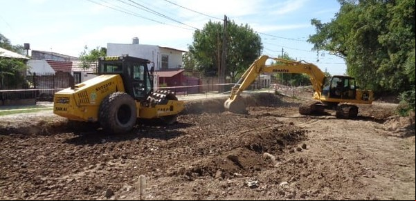Reactivan una obra clave para evitar inundaciones y mejorar el a Merlo