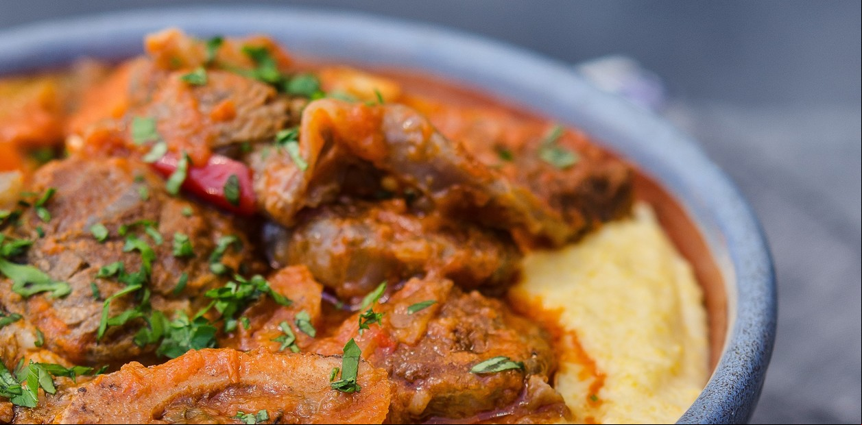 Receta de Polenta con osobuco