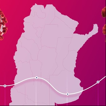 El mapa con los casos de coronavirus en Argentina, actualizado en vivo