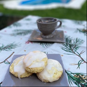 Scones de crema y limón