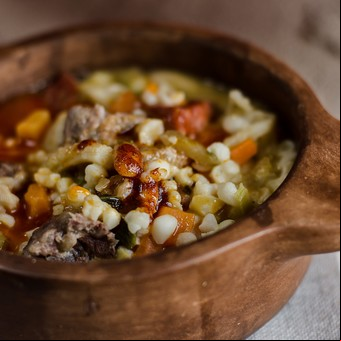 Locro con mondongo