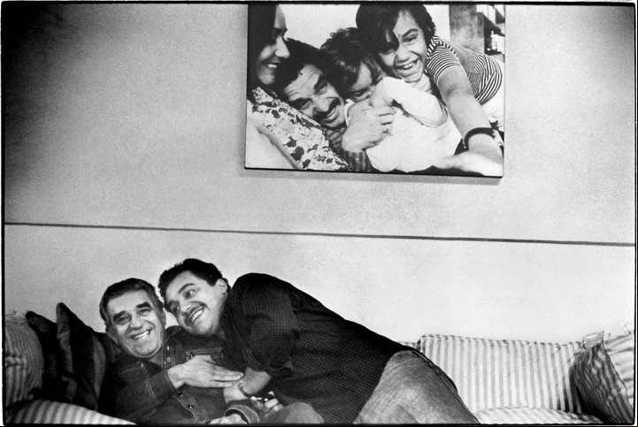 Gabriel García Márquez y Rodrigo García. Foto: Rogelio Cuéllar