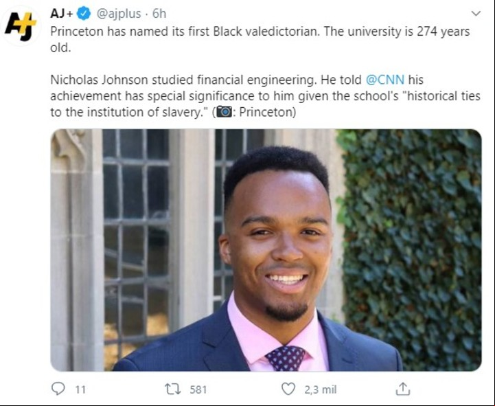 Durante su tiempo en Princeton, Johnson formó parte de los ingenieros de la escuela sin fronteras y trabajó como ingeniero de software en el campus de Google en California.