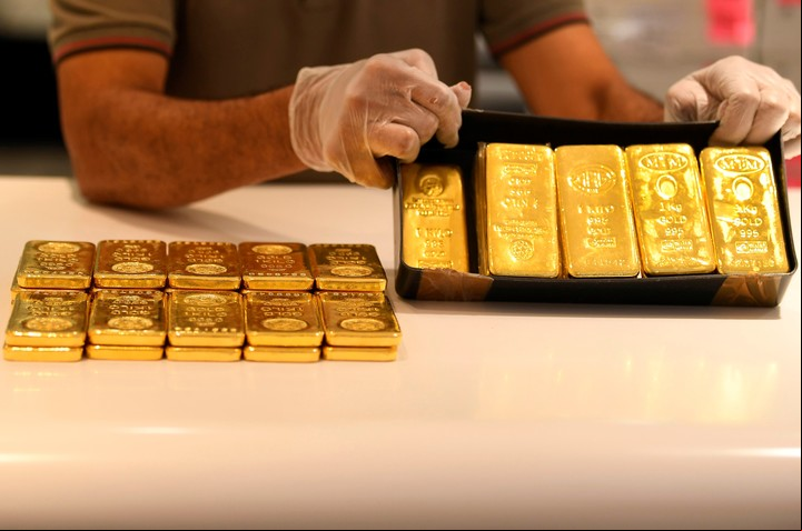 El valor del "cripto oro" está respaldado por reservas de oro físico. Foto: AFP.