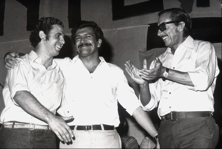 Mario Firmenich y Roberto Quiero en una foto de 1974.