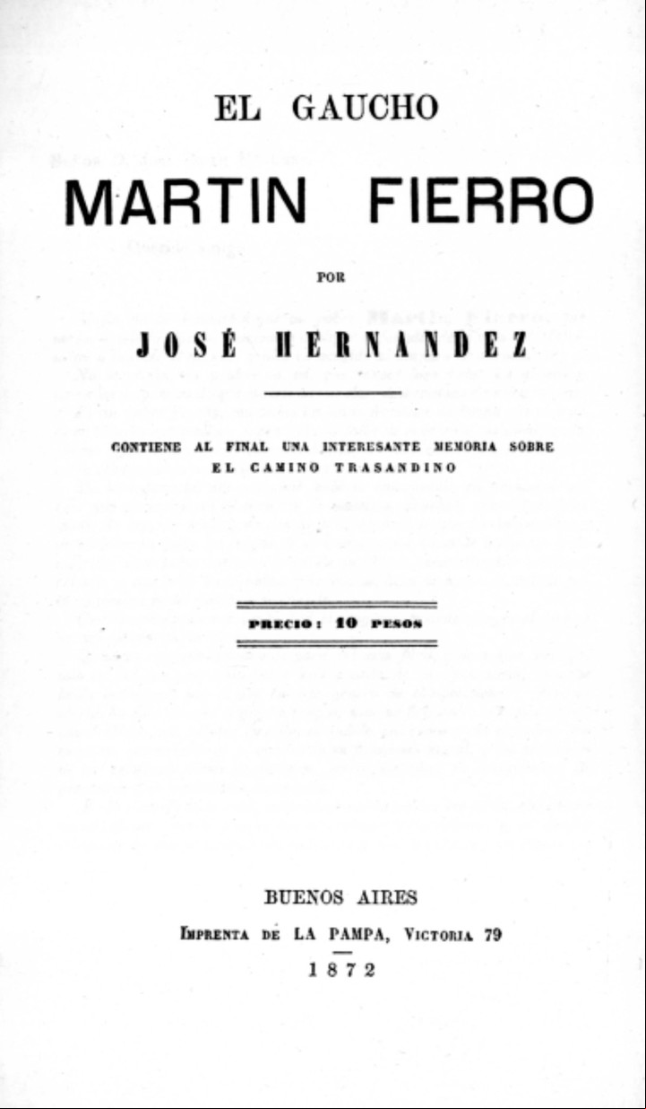 Martín Fierro. El libro