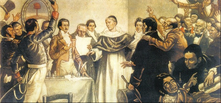 Escenas del Congreso de Tucumán. / Archivo