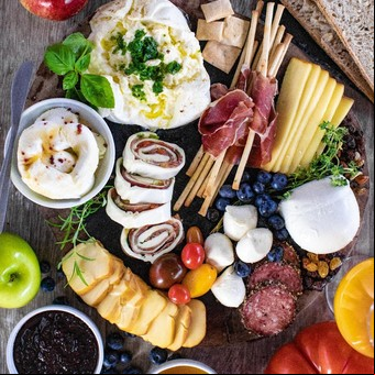 Quesos de pasta hilada con inspiración italiana