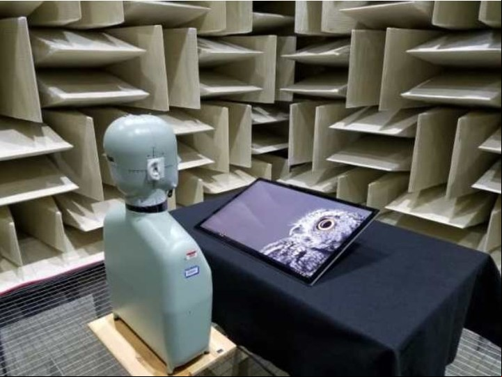 En este lugar los ingenieros de Microsoft prueban, entre otras cosas, los altavoces para sus tabletas y portátiles (Video Microsoft).