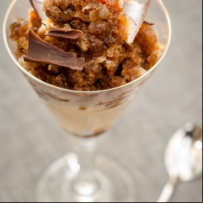 Granita helada de café