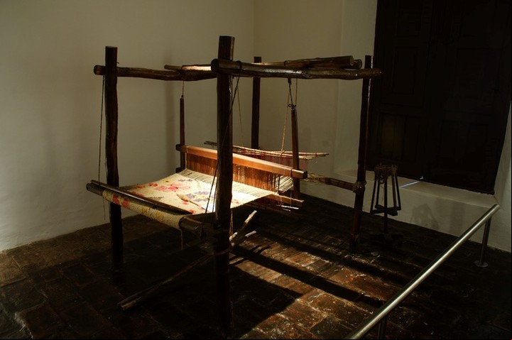 El telar de doña Paula Albarracín, en la Casa Museo de San Juan.