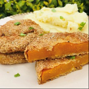 Milanesas de calabaza