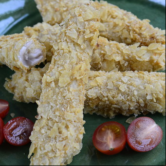 Palitos de pescado fritos