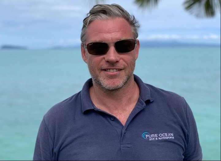 Rob Small fundó una empresa de buceo, que debió cerrar.