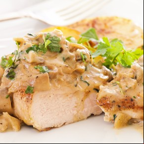 Pollo al champignon