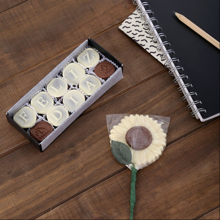 Chocolates con formas. Foto Gentileza Tikal