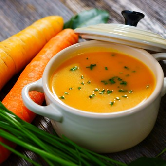Sopa de zanahoria light