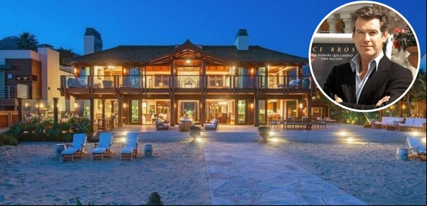 Inspirada en James Bond: Pierce Brosnan vende su espectacular mansión por 100 millones de dólares