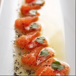 Sashimi gravlax