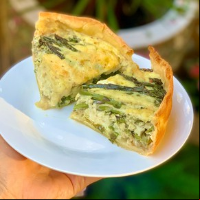 Quiche de espárragos