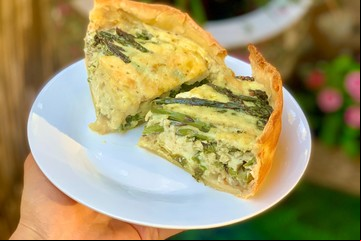 Receta de Quiche de espárragos