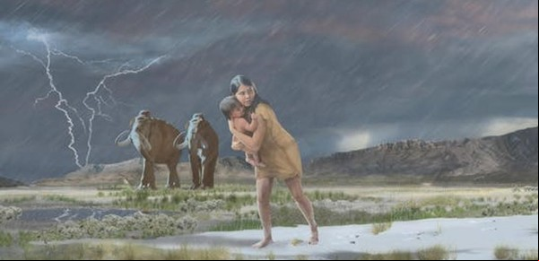 Una adolescente, un bebé y un viaje de novela hace 10.000 años