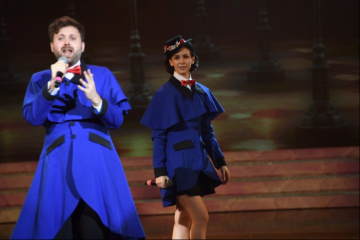 Dan Breitman y Flor Anca fascinaron con un tema de Fabiana Cantilo en Cantando 2020. Foto Jorge Luengo.