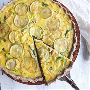Tarta integral de zucchini