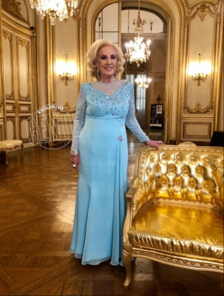 Espléndida. Mirtha volvió a mostrarse en público. Foto: revista Gente