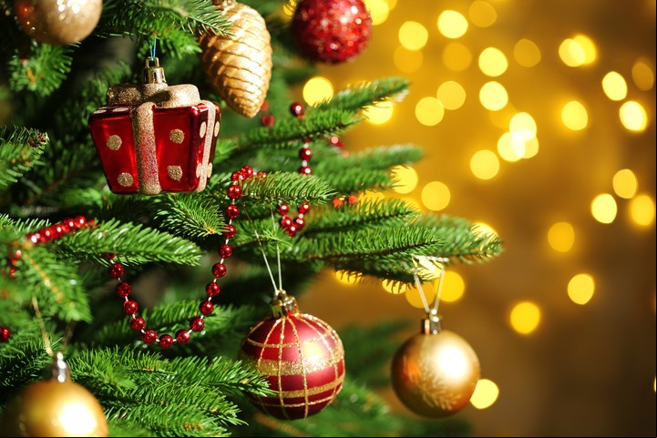 Las guirnaldas de luces siempre activan el Qi del árbol y de todo lo que representa. Foto: ilustración Shutterstock.