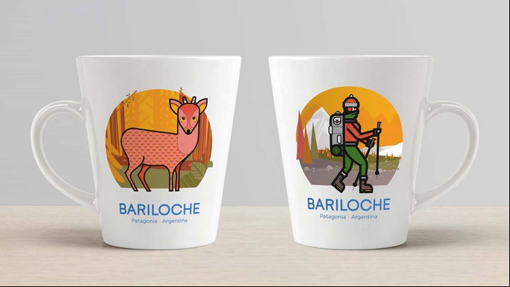 imagen de Bariloche. El sistema identitario en tazas.