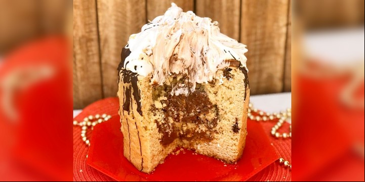 Receta de pan dulce relleno. Foto: @sabrina.recetas