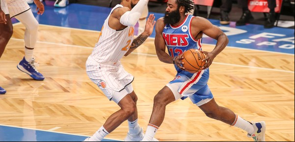 NBA: James Harden debutó en Brooklyn Nets y la rompió