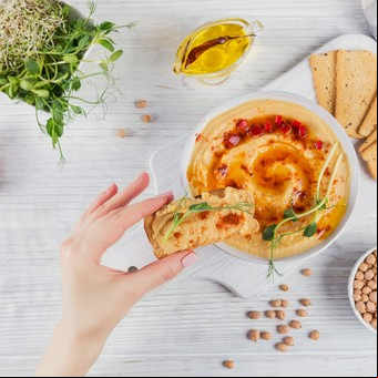 Hummus de garbanzos