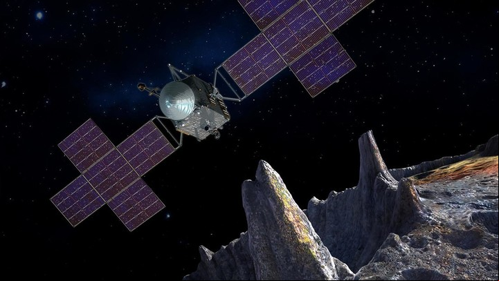 La misión Psyche será lanzada al espacio en agosto de 2022. Foto: NASA / JPL-Caltech / Universidad Estatal de Arizona / Peter Rubin / Space Systems Loral