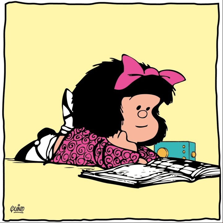 Mafalda fue creada por el humorista gráfico Quino en 1964.
