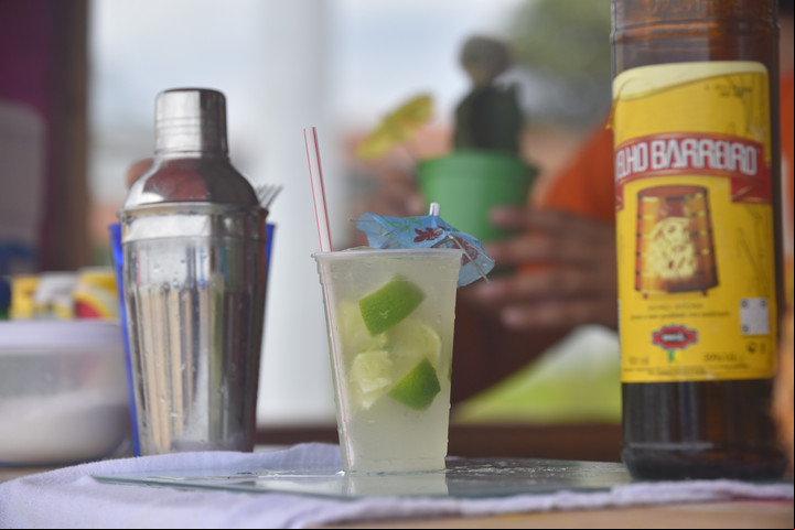 Una caipirinha, típica bebida de Brasil. Foto Mario Quinteros