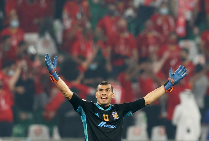 Nahuel Guzmán en la final del Mundial de Clubes jugado en febrero pasado en Qatar. Foto REUTERS/Ibraheem Al Omari