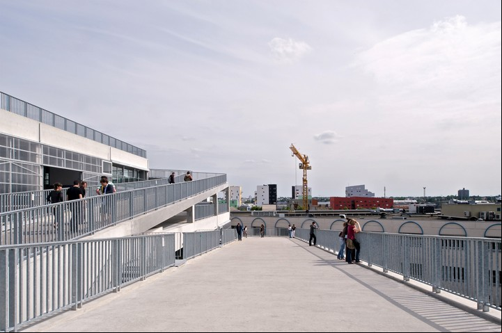 Rampa expansión. En la École Nationale Supérieure d’Architecture de Nantes.