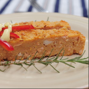 Pastel de salmón y merluza