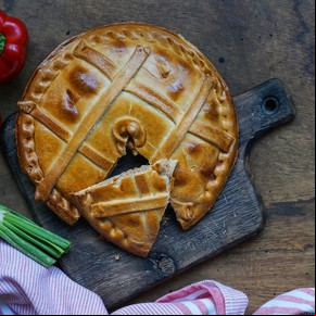 Tarta integral de pescado sin TACC