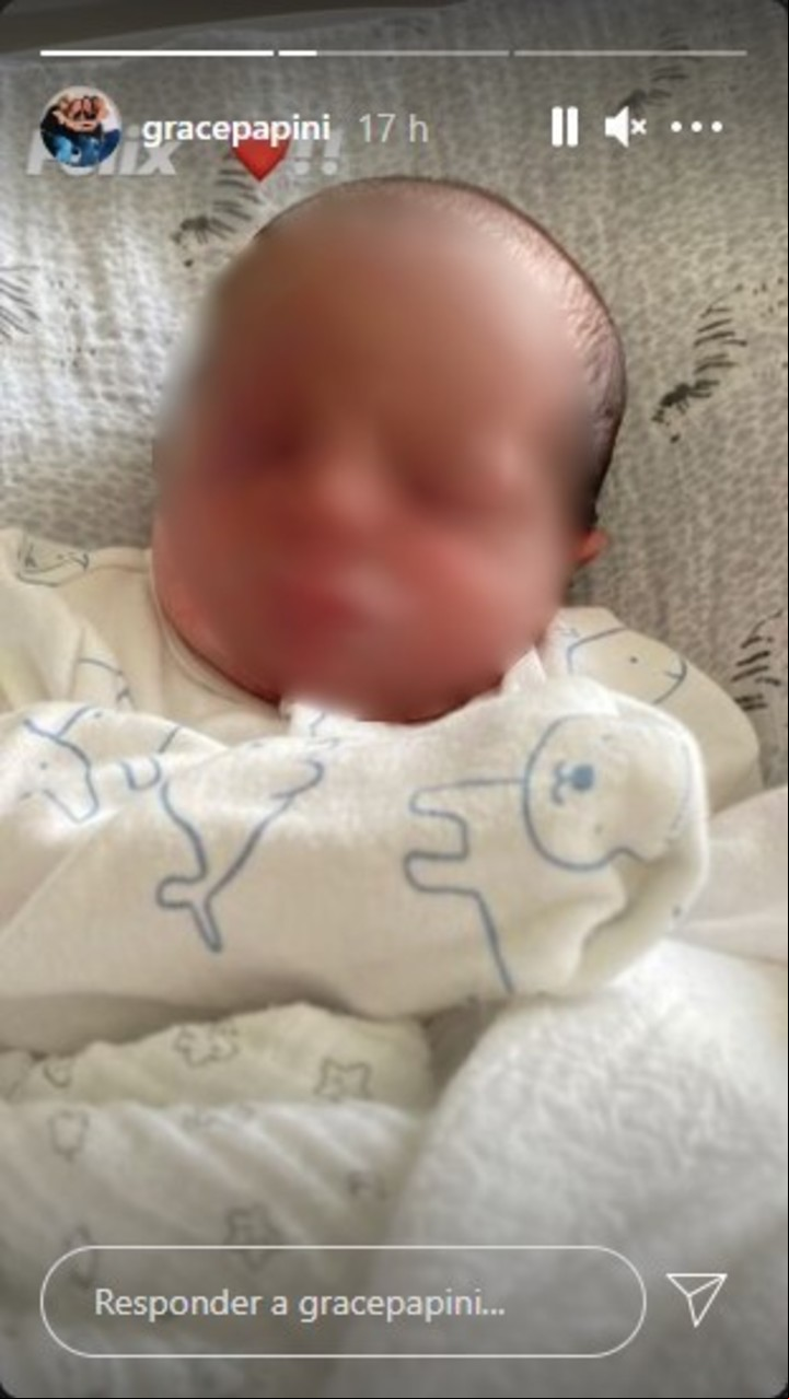 Félix, el hijo de Sofía Sarkany. Captura de Instagram
