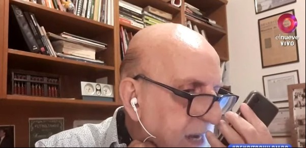 El blooper de Horacio Pagani mientras estaba al aire en "Bendita"