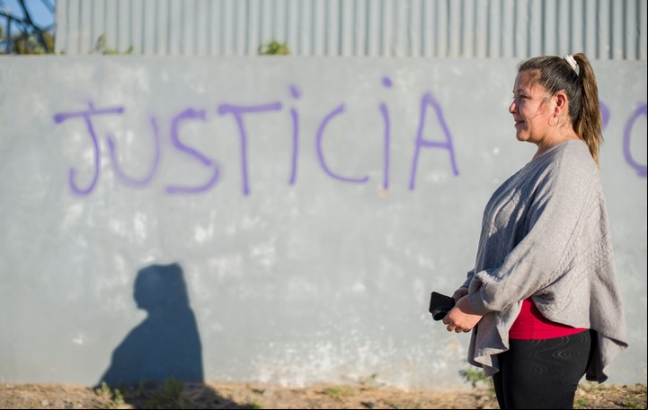 Cristina Castro , madre de Facundo Astudillo Castro.