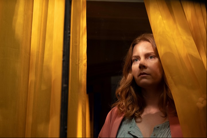 Amy Adams en el filme. El autor, luego acusado de plagio, escribió la novela con ella en la cabeza. Foto Netflix