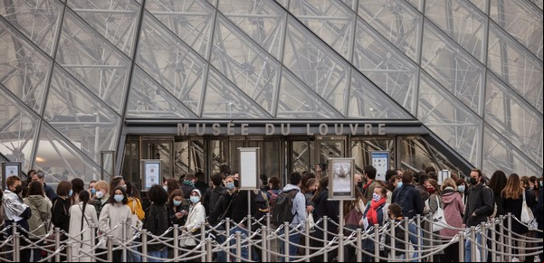 Furor por el Louvre, que reabrió tras siete meses en pausa por el coronavirus