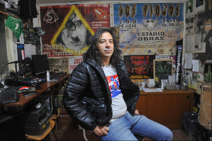 "Soy un tipo serio que suele reírse por dinero".
Foto Guillermo Rodríguez Adami