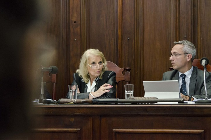 Rafael Macoritto (derecha), el juez que dictó la prisión preventiva para Hernán José Díaz en Tucumán. Foto Clarín