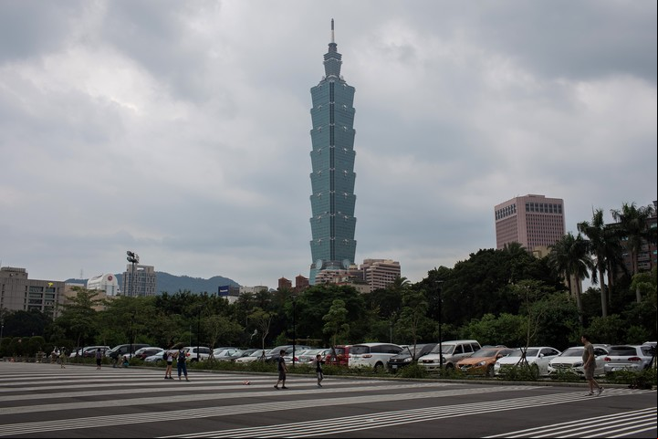 El Taipéi 101 comenzó a tomar forma en 1999 y fue terminado en 2004. Foto: Bloomberg