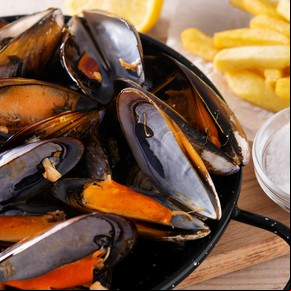 Mejillones estilo belga